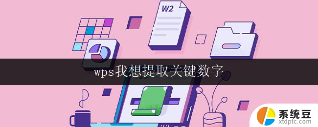 wps我想提取关键数字 wps中如何快速提取关键数字