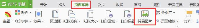 wpsexcel如何插入背景 excel如何插入自定义背景图案