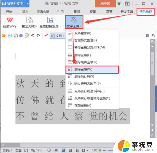 word删除空格怎么操作 word文档去除空格方法