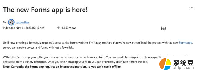 微软新版Forms应用：AI支持和多种表单主题助力，提升用户体验