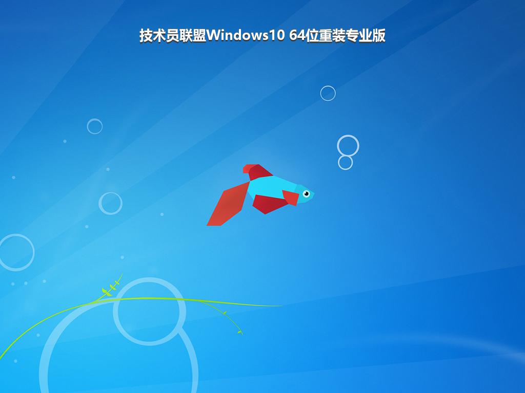 技术员联盟Windows10 64位重装专业版