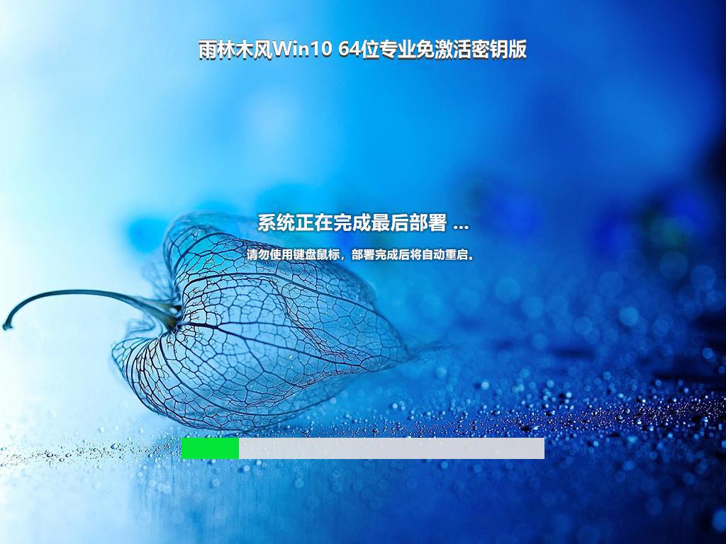 雨林木风Win10 64位专业免激活密钥版