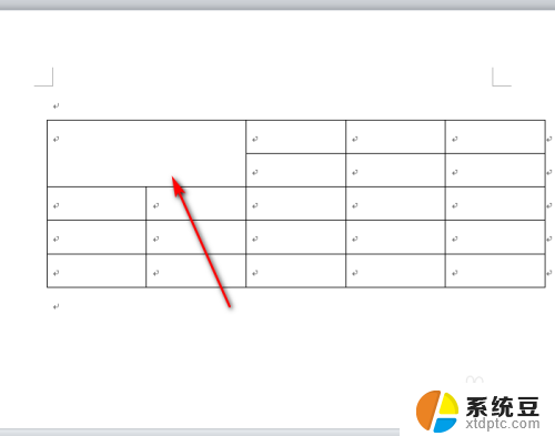 电脑上怎么合并单元格 Word文档如何合并单元格