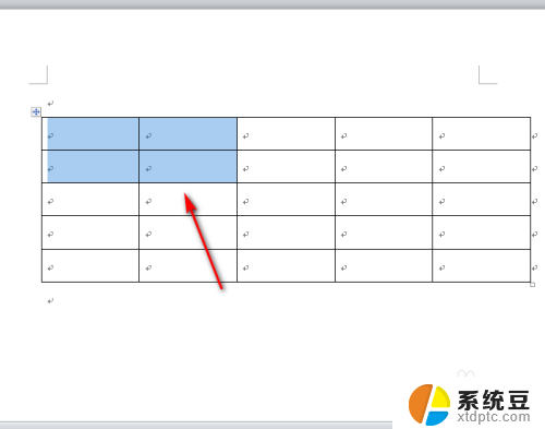 电脑上怎么合并单元格 Word文档如何合并单元格