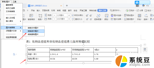 怎样把图片变成可编辑的文档或表格 图片中的表格转换为文本表格